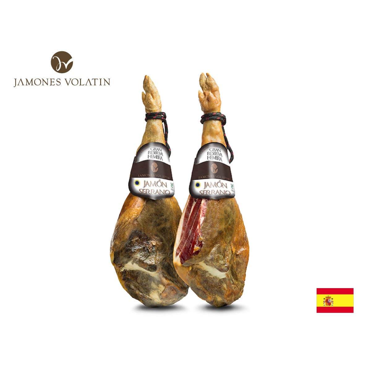 スペイン ハモンセラーノ 原木(骨付・蹄付)